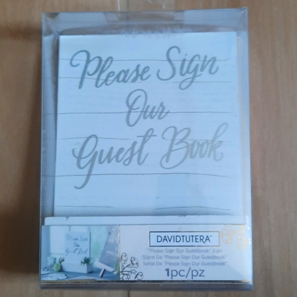 NWT Guest Book Sign - Picture 1 of 2